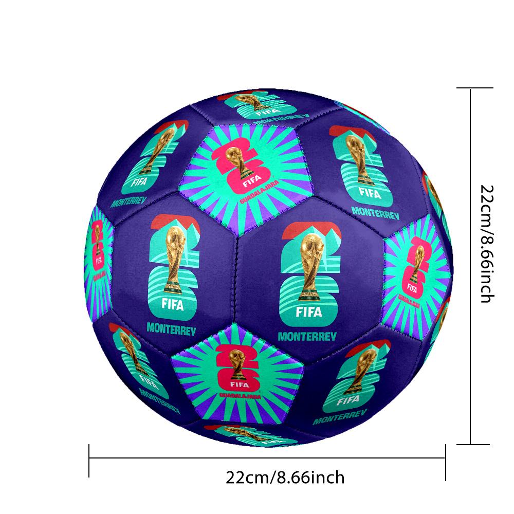 Fifa Monterrey Size 5 Football Machine Sewn Indooroutdoor Training And Matches Unique Gift For Soccer Lovers Distinctive Home Decor And Party Gift