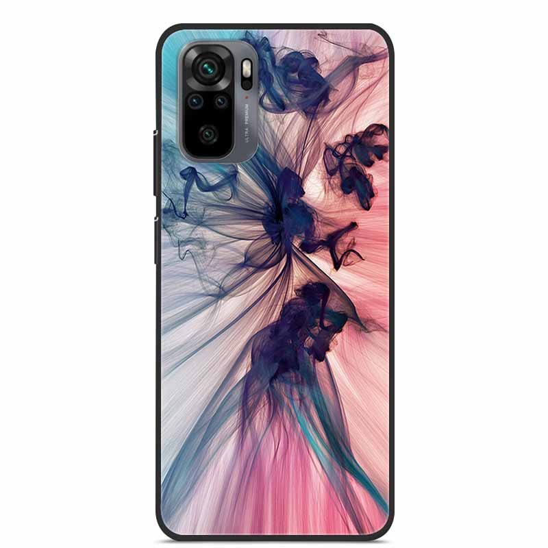 Dla Xiaomi Redmi Note 10S Case silikonowa tylna okładka etui na telefony dla Xiaomi Redmi Note10T 2021 miękki futerał uwaga 10S 10T 10 T S Coque