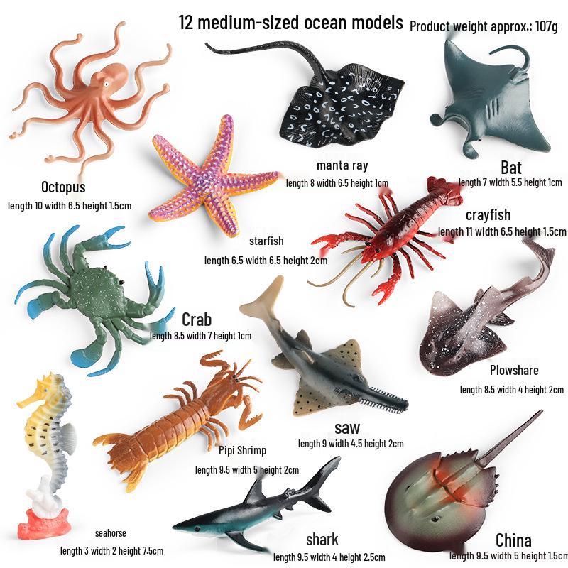 Animal Model Toys Set: Bee, Spider, Centipede, Mantis, Grasshopper, Dragonfly, Butterfly, Beetle, Scorpion, Ant.