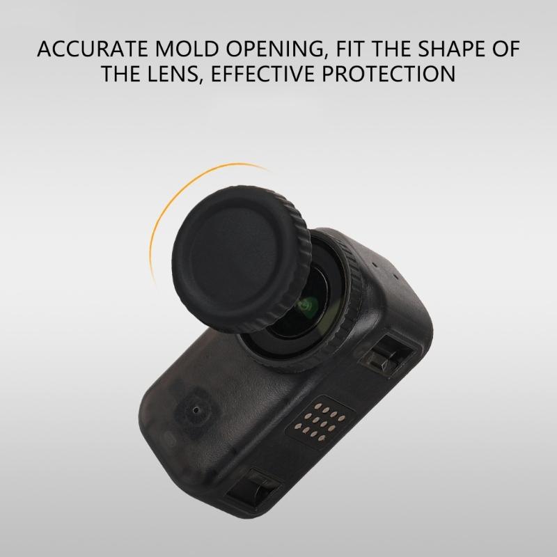 Objektivkappe Flexibler Stoßfester Objektivschutz Mit Anti-Rutsch-Griff Weiches Silikon Für Action-Kamera Schutzzubehör