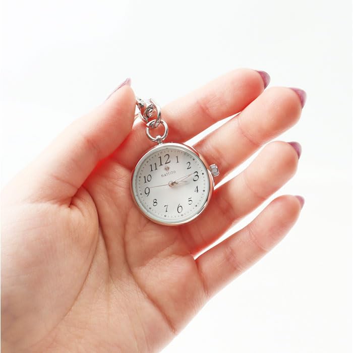 Keychain Watch Mini Keychain Watch Silver