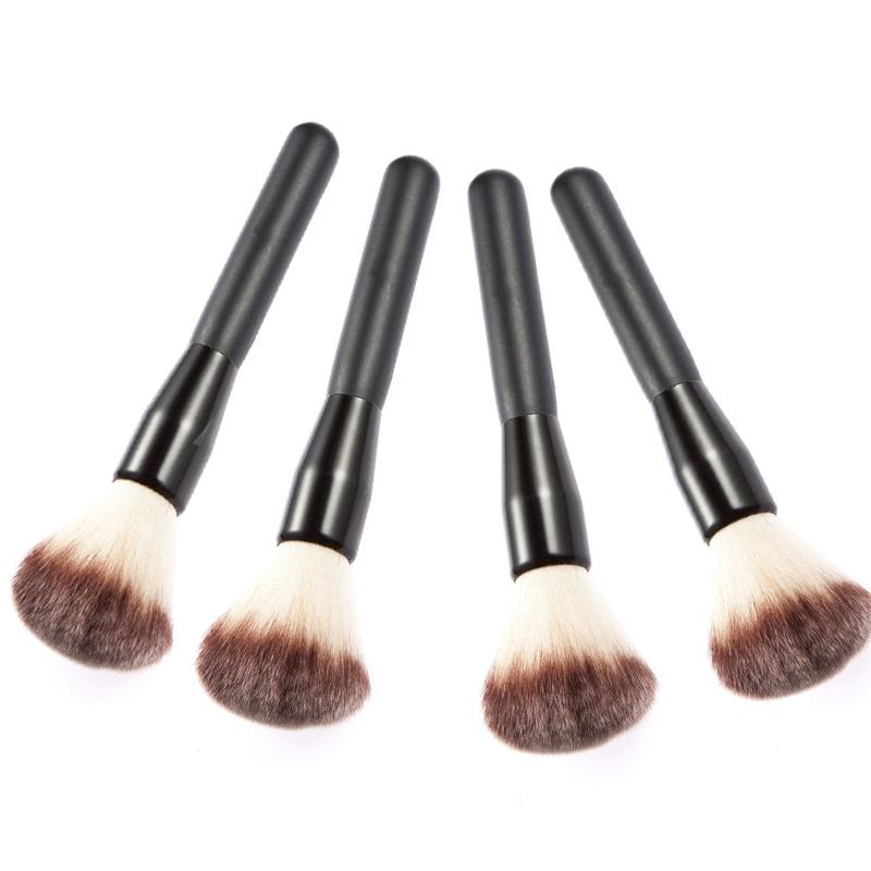 

Мягкая пудра, круглые алюминиевые кисти для макияжа, косметика для макияжа лица