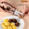 ChestnutPeeling Scissors Chestnut Scissors Kitchen Chestnut Peeler Multi-functionChestnut Cross Cutter, Reusable Kitchen Gadgets