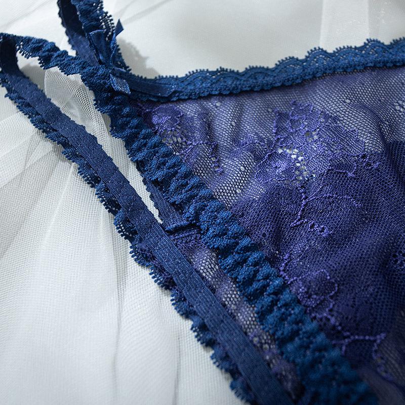 Plus Size Lace Low-Waist Thong - European & American Style