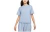 Nike ACG T Shirts Women's Sky Blue Crew Neck Moderate Straight Fit DJ3647-415