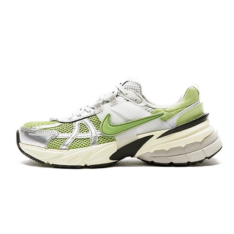 Nike V2K Run Cushioning Slip Resistant Breathable Low top Casual Running Shoes Women s Green Silver FD0736-100(Team15-) 40