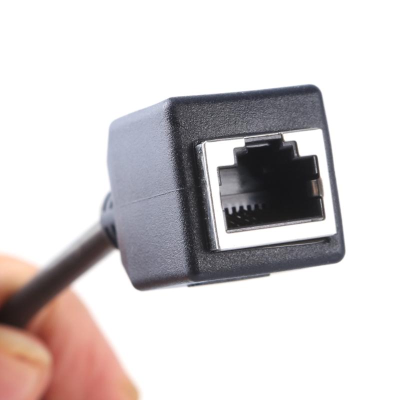 Ethernet-Splitter RJ45 1 Stecker auf 2 Buchsen Ethernet-Splitter-Adapterkabel für LAN-Ethernet-Verlängerungskabel 35 cm