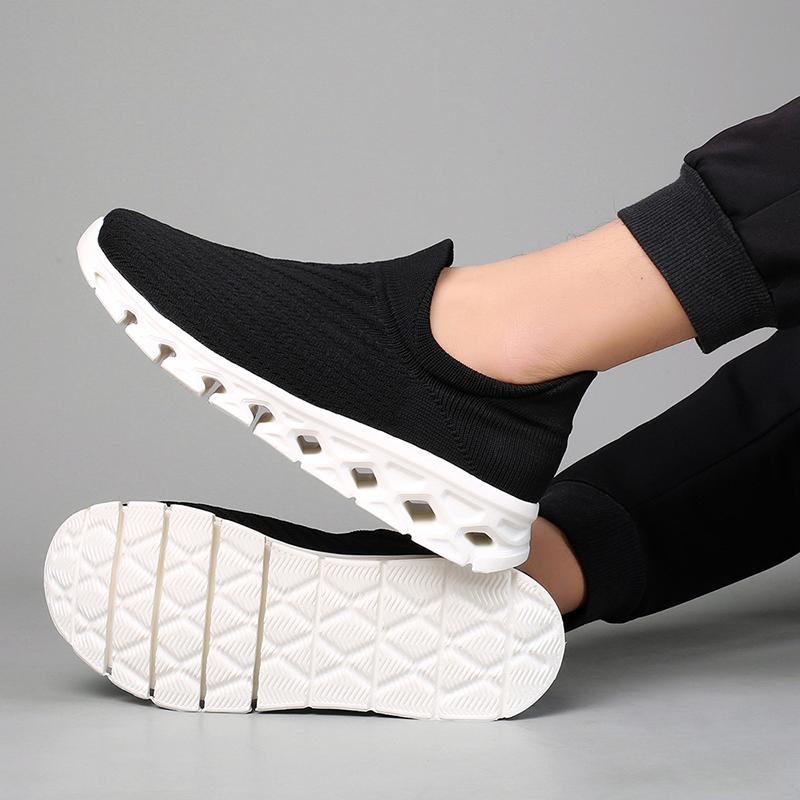 Мужская модная дышащая легкая уличная обувь для спорта и отдыха большого размера — фото 5