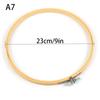 9 Styles Bamboo Frame Embroidery Hoop Ring Diy Embroidery Painting Cross Stitch Kit Round Bamboo Frame Sewing Tools Home Decor