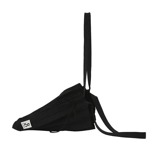 Lucky Pleats Knit M Starry Black