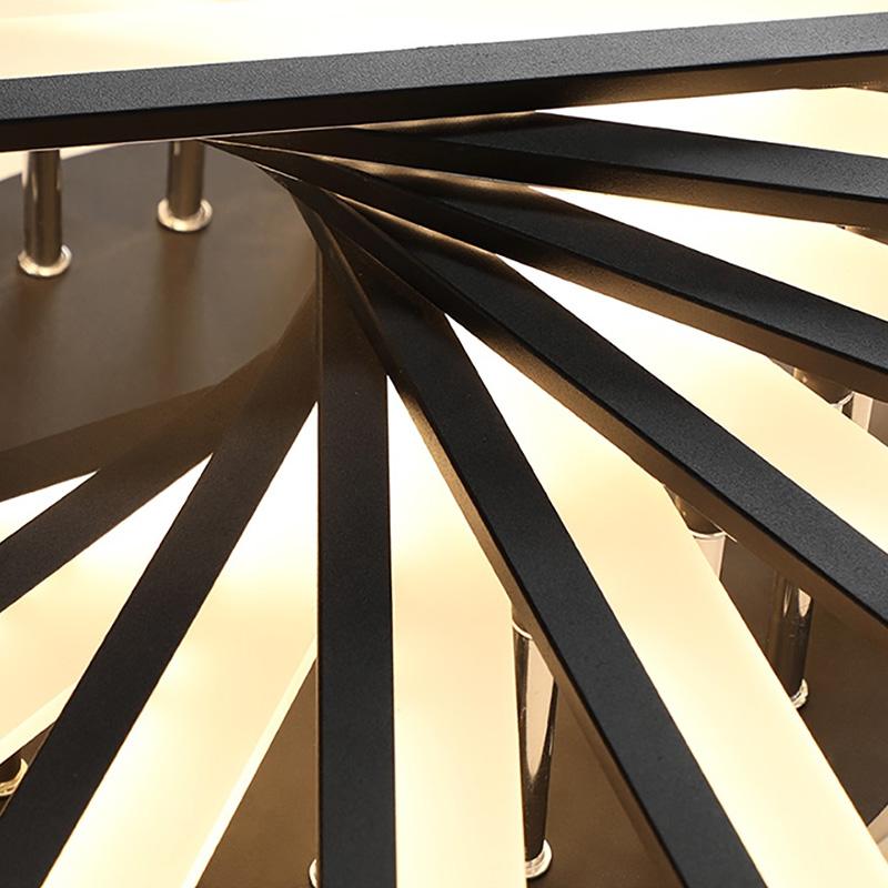 Modern LED Chandeliers Ceiling Lamp Indoor Lighting For Study Living Room Bedroom Lamps Black/White Light Fixtures Input 90-220V