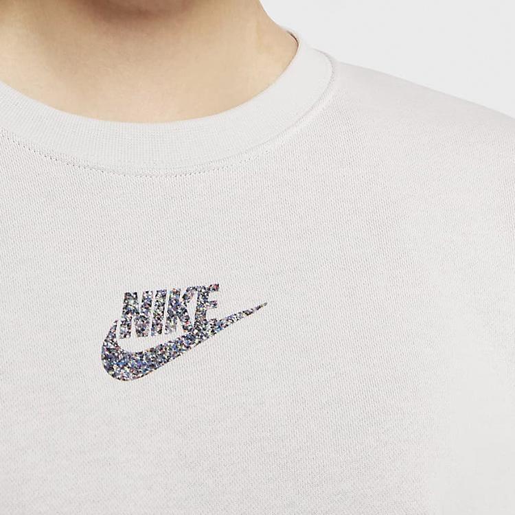 Nike Îmbrăcăminte sport Casual Pulover Crewneck Sweatshirt Femei sweatshirt Gri Argintiu Deschis CU6404-094