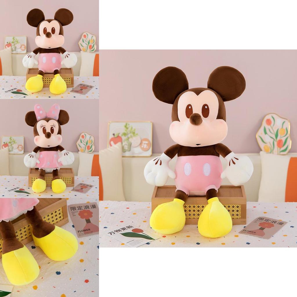 Mickey Mouse And Minnie Plush Toys With Pp Cotton Filling For Gift Giving