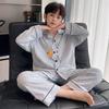 Boys Cotton Pajama Set Long Sleeve Cartoon Print Sleepwear Kids 8 Years Home Loungewear