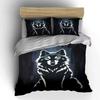 Mystic Wolf Night Design Set Bedding Duvet Cover Set Duvet Cover Pillowcases  (1*Duvet Cover 2*Pillowcases, without duvet insert)