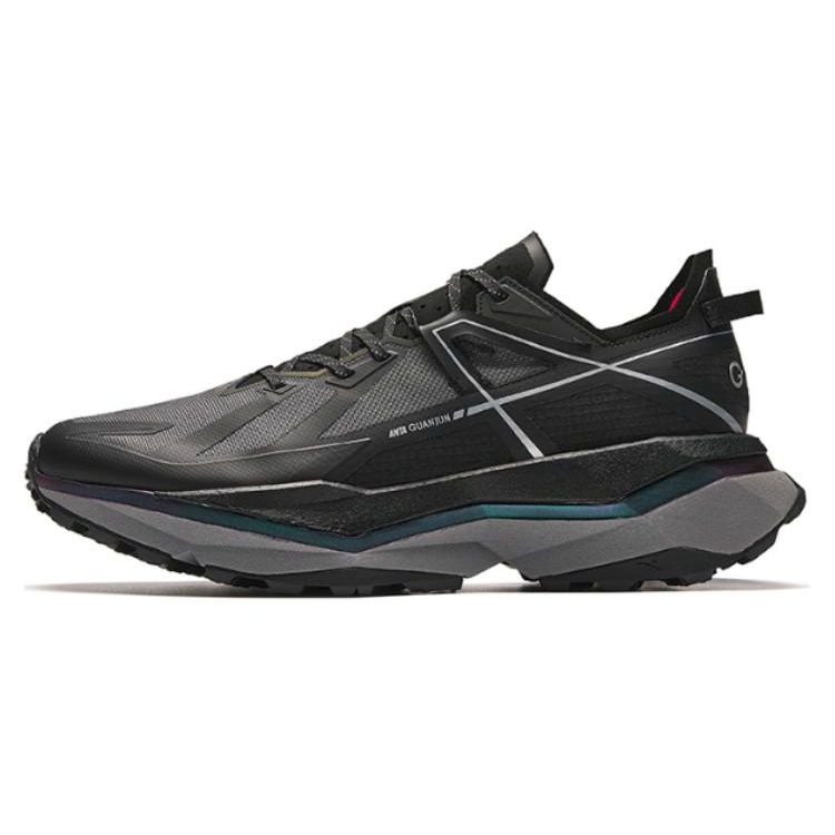 Anta Nitrogen Tech Outdoor Cross-country Low-top Running Shoes Black Men s 112416602A-7 40.5