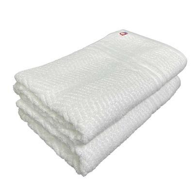 Toalha Imabari Grande Banho Felpuda Feita em Conjunto de 68cm x 135cm Conjunto de Toalha, Grossa, Secagem Rápida, Jacquard, Japão, 2, Branco, (Branco, 2)