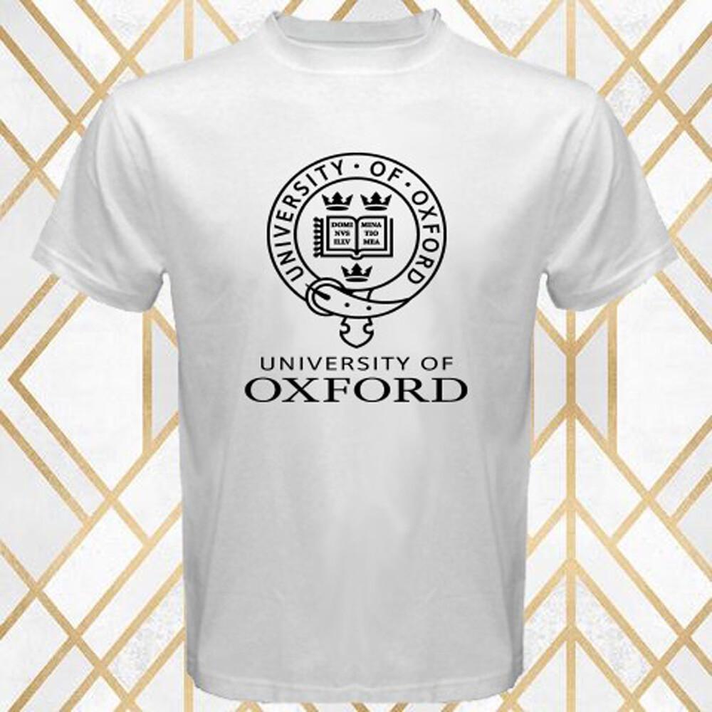 Oxford University Men s White T-Shirt Size S 3XL XXXXL
