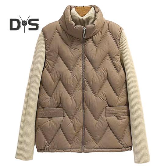 

Женский зимний жилет с утолщенной подкладкой без рукавов, ветрозащитный воротник-стойка, удерживающий тепло, защита шеи, карманы, свободный кардиган, уличный жилет 3XL светло-серый