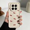 Exquisite Cherry Pattern For Xiaomi Redmi Note 15 14 13 12 11 10 14S 11S 10S Pro Plus Eye 4G 5G Ladder Phone Case Cover