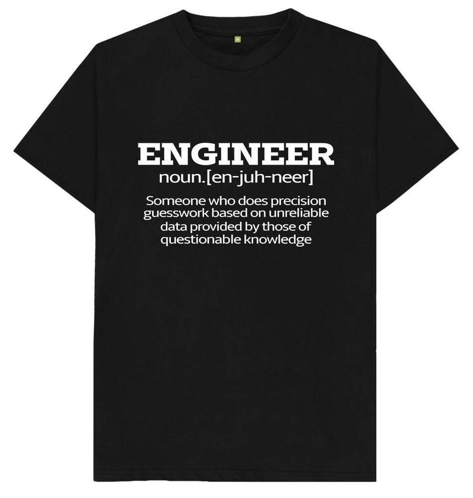 Engineer Someone Who Does Precision Guess Work Funny Joke Humour Gift T Shirt