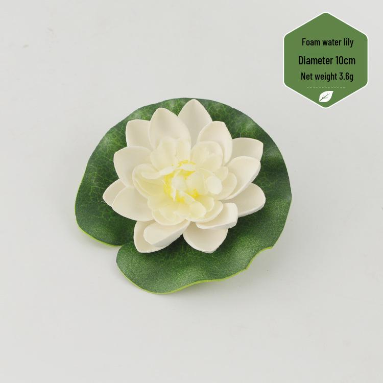 Artificial Lotus Leaf & Lotus Flower Pond Decorations for Fish Tanks & Living Rooms