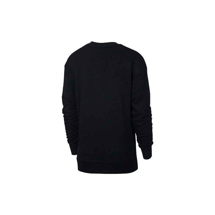 Nike Sweatshirts Men's Black Crew Neck Moderate Regular 928428-011