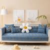 Chenille Embroidery Sofa Cushion Thickened Non-Slip Sofa Cover Four Seasons Universal Living Room Sofa Cover Backrest Towel