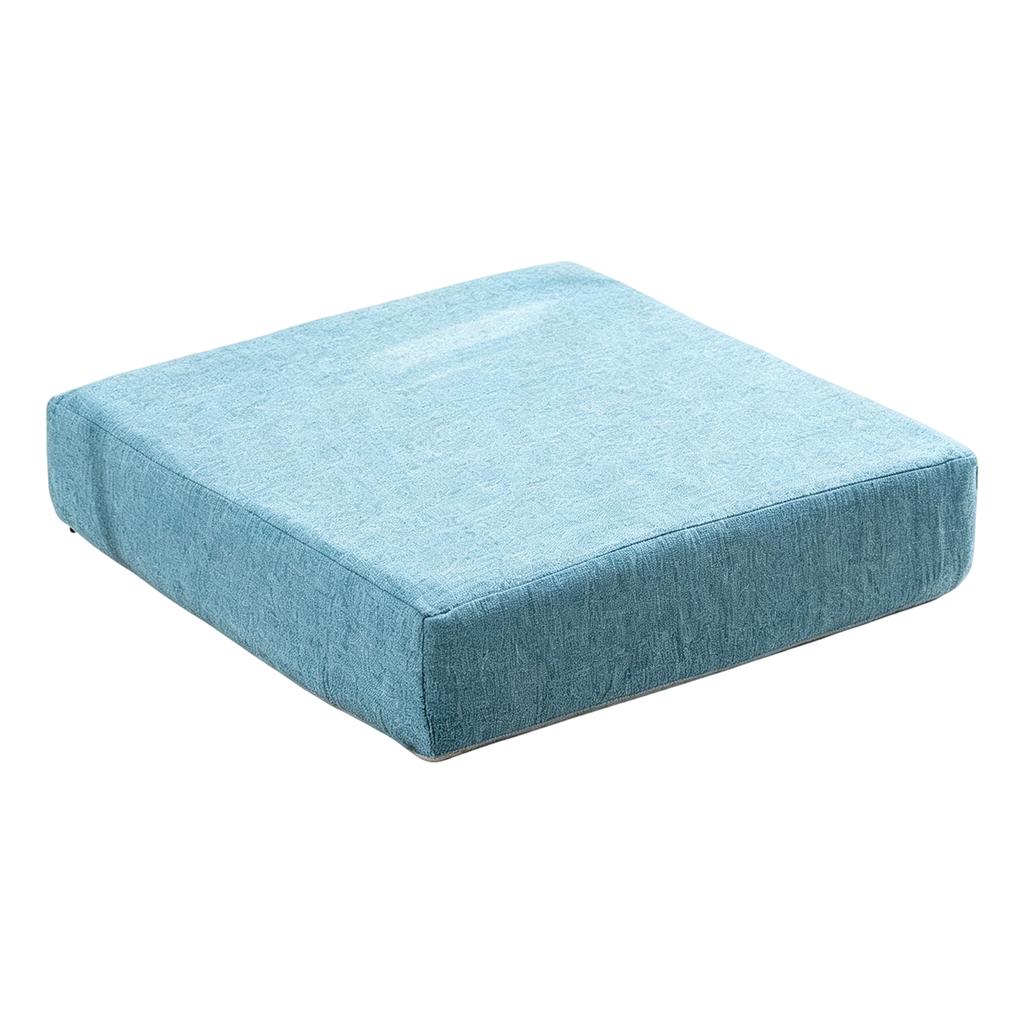 Linen Seat Cushion High Density Foam Padding Square 40x40x5cm Suitable for Solid Wood Sofa Chair Seat Replacement Cushion
