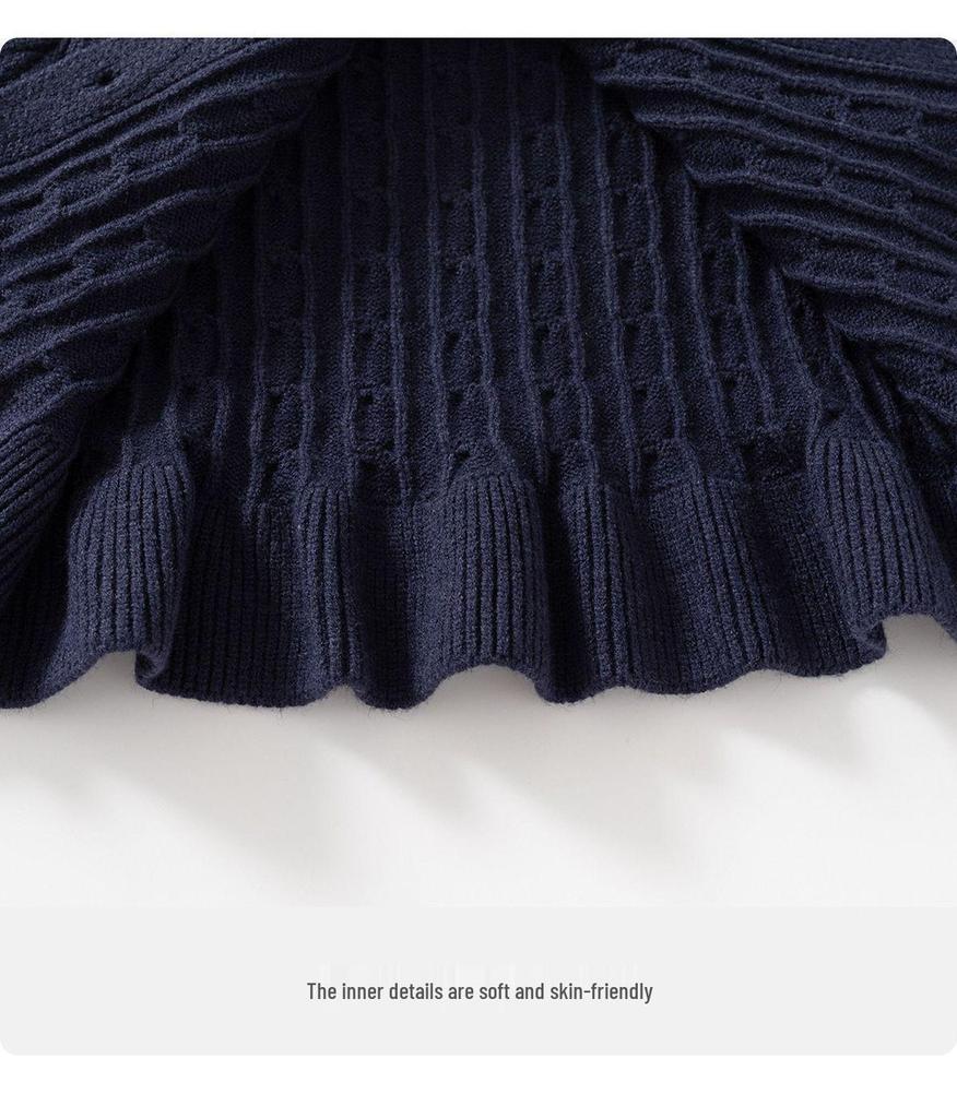 Girls' Autumn Knitted Cardigan - Fashionable Baby and Children's Sweater