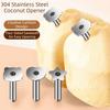 Portable Coconut Opener Effort Saving Coconut Shell Remover Coconut Hole Puncher  Restaurant Use