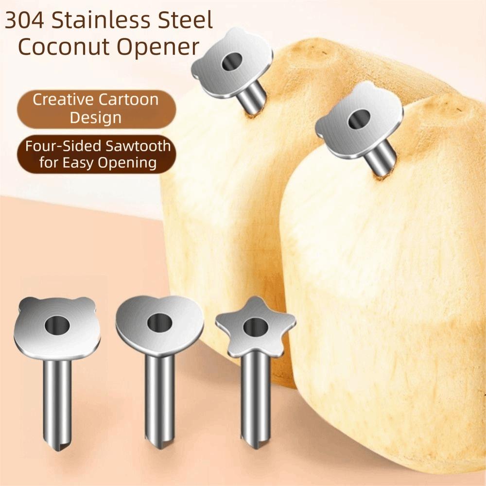 Portable Coconut Opener Effort Saving Coconut Shell Remover Coconut Hole Puncher  Restaurant Use