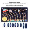 Wooden Solar System Cognitive Game Colorful Sun Earth Space 9 Planets Science Toys For Children Training Educational Toys Gifts
