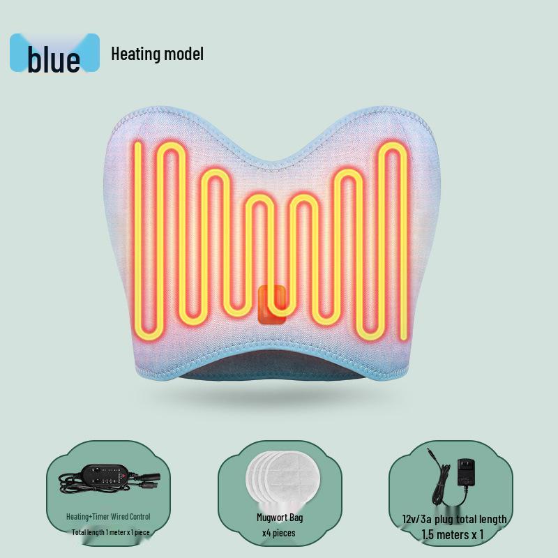 

Postpartum Heating Massage Bra for Pain Relief and Milk Flow L