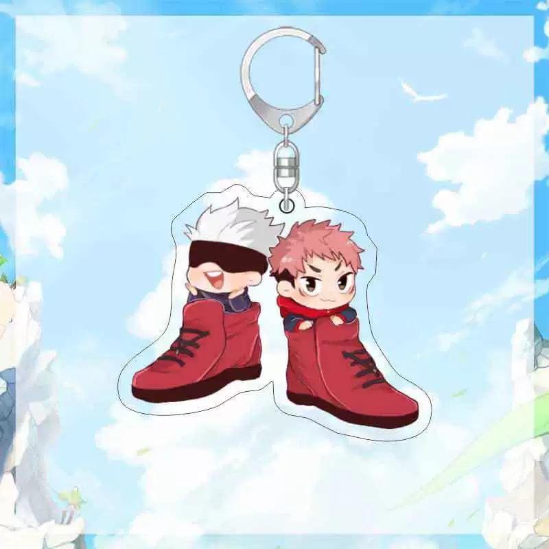 Anime Geto Suguru Ryomen Sukuna Fushiguro Toji Nanami Kento Okkotsu Yuta Inumaki Toge Acrylic Keychains Pendants Figure Toy Gift
