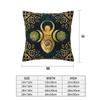 Triple Moon With Triskelion Pentagram Pagan Wiccan 2 Pcs Square Pillowcase Pillow Cover Cushion Throw Pillow For Home Car