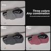 Car Sticker Tesla Car Glasses Case Auto Sun Visor Glasses Holder Sunglasses Clip Accessories Storage For Tesla Model 3 S X Y Roa