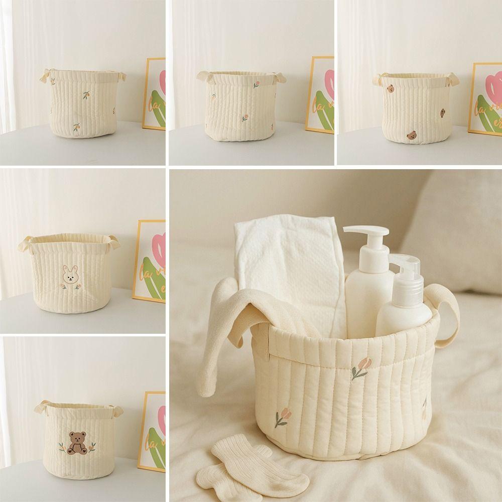 Large Capacity Baby Bags Bear Embroidery Mummy Bag Cute Kids Storage Bags  Newborn