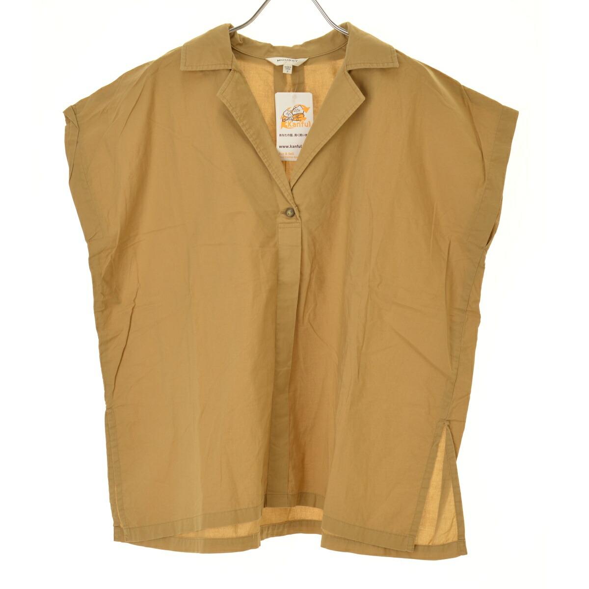 [Used] MOUSSY 010CAF30-5900 BOXY SKIPPER SHIRT Boxy skipper short sleeve shirt [cacebbbb-l]