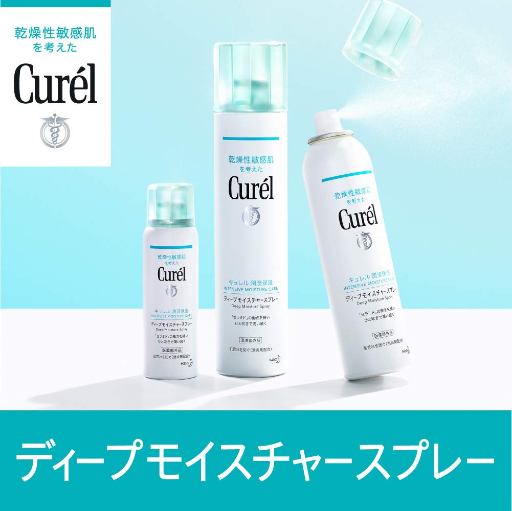 Curel Deep Moisture Spray A Moisturizing 60g (Quasi-drug) Lotion, (x 1)