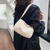 Spacious Corduroy Bucket Bag For Women Trendy Korean Style Casual Shoulder Tote