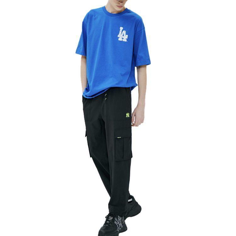 MLB Drop Shoulder Sleeve T Shirt Unisex Blue 31TS15031-07U