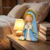 Statua da Giardino in Resina, Statuine di Bambine Carine, Mini Statuetta da Collezione in Preghiera, Decorazione per Camera da Letto Piccole Statue Ornamenti per Casa Ufficio Scrivania