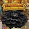 3D Realistic Flower Pattern Absorbent Mat Non-Slip Floral Rug Plush Velvet Floor Mat for Bedroom Kitchen Bathroom Sofa Coffee Table