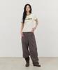 Tonilolenseu [W] Symbol Logo Applique Ringer T-Shirt Cream