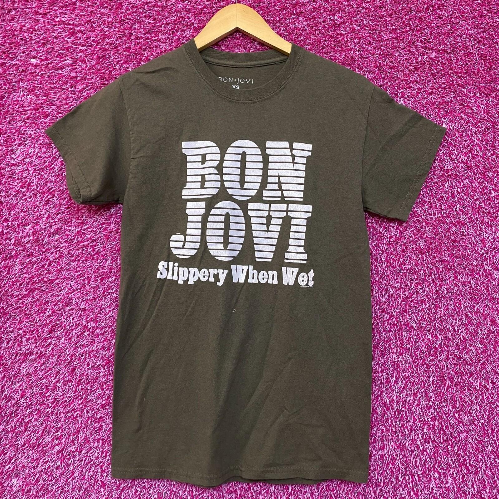 Bon Jovi Slippery When Wet Tour Rock Tshirt size XS S