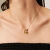 Copper Numeric Pendant Chain With Electroplated Finish For Trendy Casual Looks