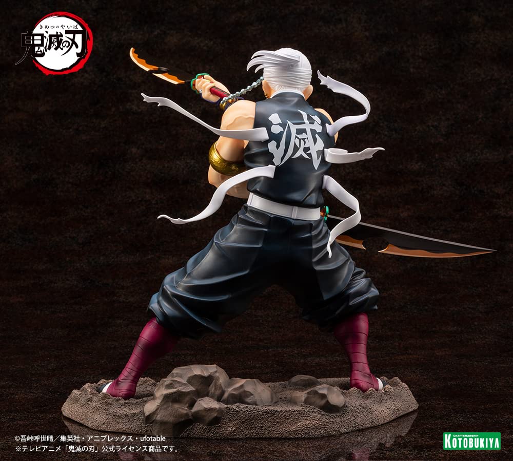 ARTFX J Demon Kimetsu No Yaiba Usu Tengen Scale PVC Painted Finished Figure PV041 Slayer 1/8