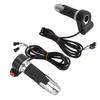 1 Pair set Twist Throttle Grip Handlebar Electric Vehicle Accessories 12V‑99V ( No Display of Three Speed)Silver