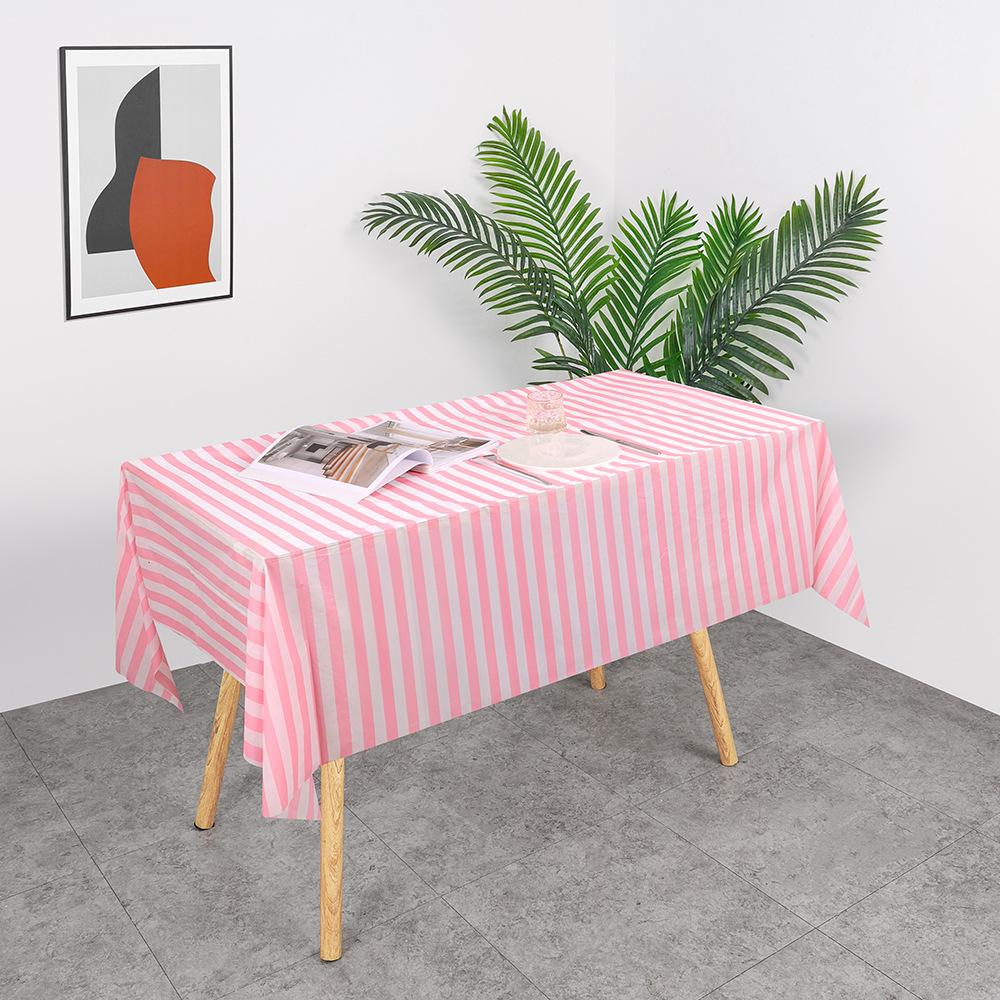1/3pcs Plastic Tablecloth Disposable Tablecloth Party Picnic Table Waterproof Mat Wedding Home Decoration